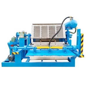 Best Manufacturer Pieces Per Hour Automatic 4 Side Paper Pulp Molding Container Holder Crate Flats Tray Making <b>Machine</b> - Product Image 4
