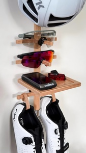 Étagère murale multifonctionnelle réglable en bois moderne, idéale comme cadeau pour les <span class=keywords><strong>cyclistes</strong></span> et les salons - Product Image 3