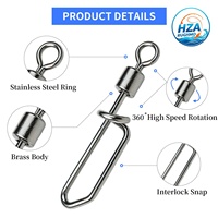 Promotion : Clips de raccordement pivotants à mousqueton en forme de T en acier inoxydable et cuivre à forte résistance à la traction pour la pêche