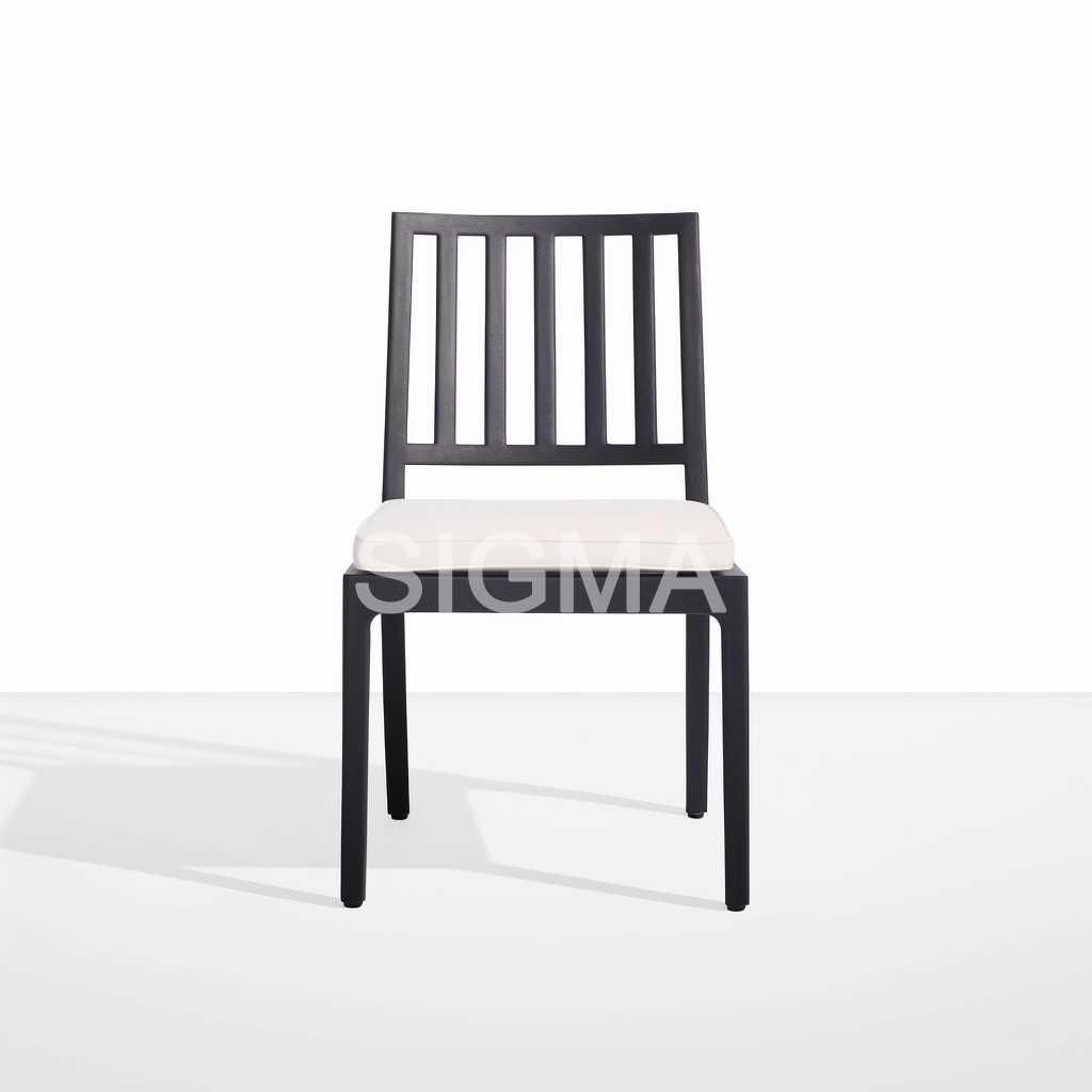 SIGMA Aluminum Dining Chairs Waterproof Patio Outdoor Furniture Set