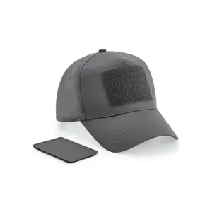Cappellino a 5 pannelli con patch rimovibile, merchandising personalizzato - Product Image 4