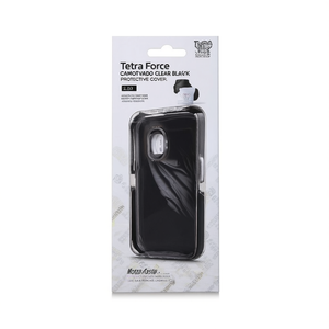 Coque IPHONE 14 TETRA FORCE SHOCK TWIST Transparente et Noire TETRACIPH14T - Product Image 2