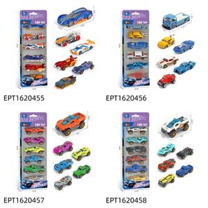 EPT 1:64 Schaal Mini Metalen Speelgoedauto's, 6-Pack Diverse Raceautomodellen, Duw & Rijd Metalen Voertuigen voor Spel & Collectie - Product Image 6