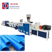 Ligne de production de tuyaux de forage à filetage PVC Machine d'extrusion de tuyaux de puits à écran perforé en PVC