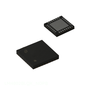 Compre componentes electrónicos en línea LM4802BLQX/NOPB 28 WFQFN Exposed Pad Chip Canal del fabricante - Product Image 1