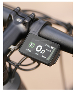 Bicicleta Eléctrica de Montaña EM8 de Fibra de Carbono, 12 Velocidades con Motor BAFANG M560 de Transmisión Media
