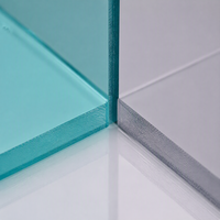 Lámina de Policarbonato Sólido Esmerilado Blanco Ópalo de 4mm 6mm 10mm, Difusor LED, Lámina de Policarbonato Sólido para Fachadas de Edificios de Oficinas Modernas