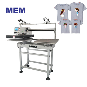 TQ 4050 MEM Wholesale 40*60 Double Station Pneumatic Heat Press Machine Semi-automatic Sublimation Machine - Product Image 3