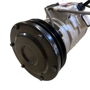Compresor de Aire Acondicionado <span class=keywords><strong>Denso</strong></span> 437100-5041 Original para Vehículos Comerciales de 24V CATERPILLAR 25972-44 con Embrague Magnético <span class=keywords><strong>10S17C</strong></span> DCP99809 - Product Image 3