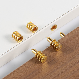 Zinc Alloy Sleeve For Dining Table <b>Insert</b> <b>Shelf</b> Support Durable Connector With Plating Finish - Product Image 1