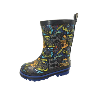 Bottes <span class=keywords><strong>de</strong></span> <span class=keywords><strong>pluie</strong></span> imperméables pour enfants, motif dinosaure <span class=keywords><strong>de</strong></span> dessin animé, antidérapantes, en caoutchouc EVA, pour garçons, faible MOQ - Product Image 2