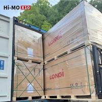 Panneau solaire bifacial à double verre Longi LR8-66HVD 650W 655W 660W 665W 670W avec 132 cellules pour système de stockage d'énergie domestique