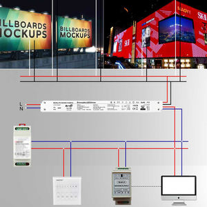 Fuente de Alimentación LED Regulable DALI 2 en 1 de 36W 75W 100W 150W 200W, Transformador 100-240V AC-DC 12V 24V CV IP20 DALI y Controlador LED Push - Product Image 6