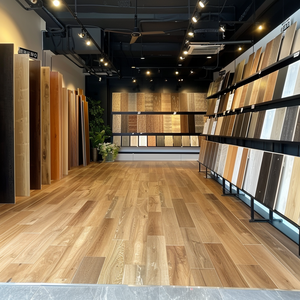 Oushe ไม้4มม. ดูหรูหรากันน้ำ <span class=keywords><strong>LVT</strong></span> SPC WPC <span class=keywords><strong>ยาง</strong></span>ไวนิลพีวีซีไม้กระดานพลาสติก - Product Image 2