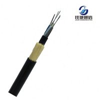 Câble de Fibre Optique Extérieur 12 Hilos Fibra 9 6 24 48 96 Core PVE-2020 Câble ADSS