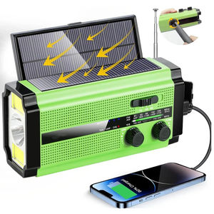 Radio de Emergencia Alecter APH-SR24, Esencial para Supervivencia en Cualquier Circumstancia, Manivela Solar, Banco de Energía USB-C de 5000mAh, AM/FM/NOAA, SOS - Product Image 1
