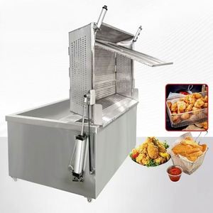 Freidora automática continua para alimentos, máquina eléctrica para hacer papas fritas y donuts, máquina para hacer papas fritas frescas - Product Image 2