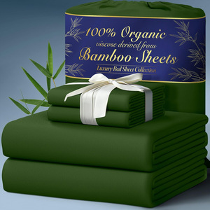 100% hojas de bambú orgánico hoja de bambú es súper suave y transpirable - Product Image 5