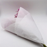 Papier de soie d'emballage de luxe imprimé 17 g/m² de haute qualité pour cadeaux, vêtements et fleurs, personnalisable
