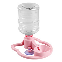 Fontaine à eau pour chat en plastique la plus vendue à l'international, abreuvoir automatique pour animaux de compagnie, sans filtre, sans fil, à profil bas, avec bol à débit automatique