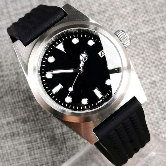 AR Sapphire Diver Watch Men Luxury NH35A Automatic Stainless Steel 200m Waterproof Luminous
