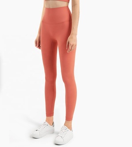Leggings d'entraînement sans couture ensemble vêtements de sport de yoga taille haute pour femmes Leggings croisés à la taille - Product Image 1