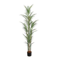 Bonsaï Plam en plastique 80cm, décoration d'intérieur pour la maison, fougère tropicale artificielle, plante artificielle en pot, palmier areca