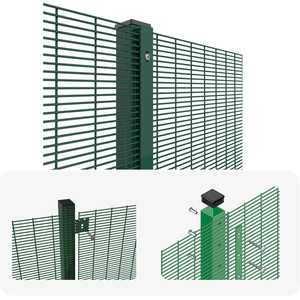 Clôture 358 Clôture électrique anti-escalade clôture de sécurité en fer extérieur avec modélisation 3D assemblage facile galvanisé écologique - Product Image 3