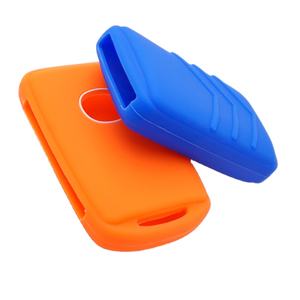 Housse de porte-clés télécommande en silicone, veste en cuir, pour Mazda 3 Alexa 2019 2020 Sedan, avec housse - Product Image 3