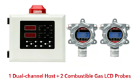Détecteur de gaz à combustion catalytique pour station-service, restaurant, détection de fuite de GPL et de gaz naturel avec protection IP65