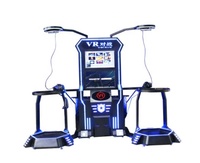 Simulateur de jeux VR interactif 9D réalité virtuelle VR jeu de simulation de tir/boxe avec 55 "HD LCD Console Desk