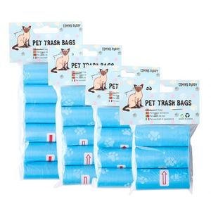 Customized Label Pet Poop Waste Disposal Bag Biodegradable <b>Compostable</b> Degradable Dog Poop Poo Pop Bag Garbage Poop Bag for Dog - Product Image 5
