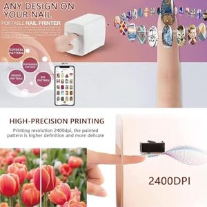 Impresora de Uñas Comercial al por Mayor, Impresora de Uñas Digital 3D, Impresora de Uñas Automática de Escritorio con Cartucho - Product Image 4