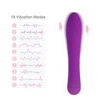 Vibrador de Silicona con Múltiples Modos, Productos de Masaje para Adultos a Precios Accesibles, Juguetes Sexuales para Mujeres, Recargable por USB