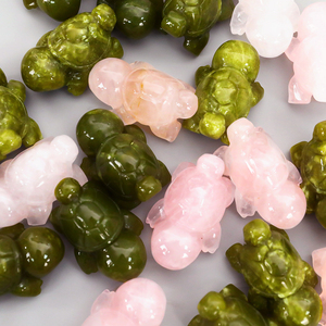 Cristal de Cuarzo Rosa Natural Pulido, Artesanía de Cristal, Sprites de Bolsillo, Tallados a Mano, Grabados Personalizados, 2 Pulgadas, Decoración del Hogar - Product Image 4