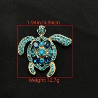 Nouvelle collection 2026 : Cache-boutons en cuivre motif tortue avec strass, accessoire vestimentaire pour la décoration de chemises homme et femme