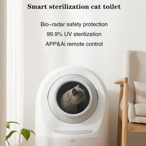 Bac à litière intelligent entièrement automatique pour <span class=keywords><strong>chat</strong></span> avec nettoyage, stérilisation et élimination des odeurs, grande capacité, système fermé, toilette intelligente pour <span class=keywords><strong>chat</strong></span> - Product Image 3