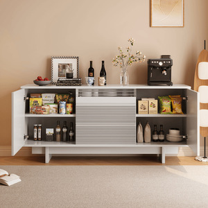 Solid Wood Chest Of <b>Drawers</b> 5 Compartments Storage Living Room Cabinet - Product Image 4