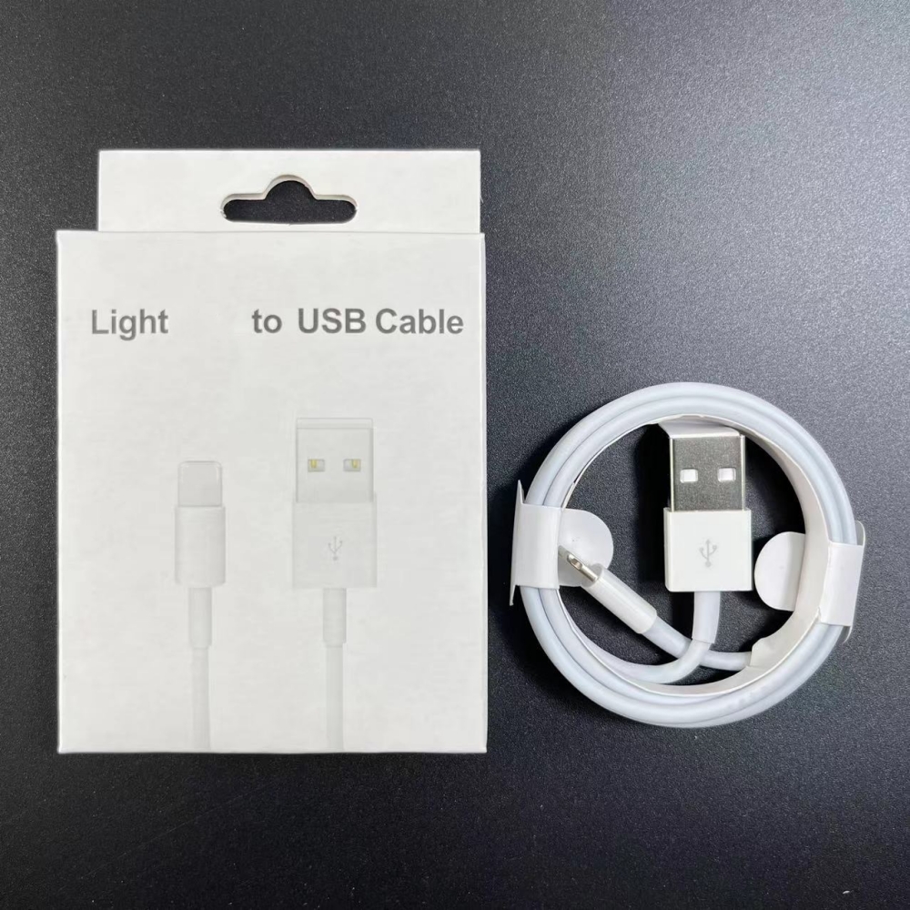 White-Lighting to usb cable with box