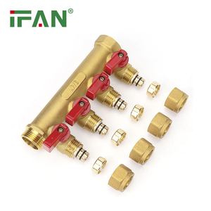 Ifan Phụ Kiện Bằng Đồng Ống Pex Đa Dạng 4 Chiều Và Ống Sưởi Dưới Sàn Ống Đồng - Product Image 5