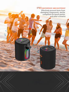 2-Trong-1 RGB Ánh Sáng Di Động Có Thể Tháo Rời Màu Xanh-Răng Không Thấm Nước Loa Không Dây Hỗ Trợ TF USB Phát Lại Cho Nhà Ngoài Trời Du Lịch - Product Image 5