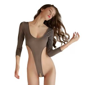 Body gainant amincissant pour femme grande taille XS, effet ventre plat, avec dentelle appliquée et découpes, style robe, short, legging ou pantalon - Product Image 2