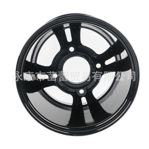 Alloy Steel <b>Go</b>-<b>Kart</b> <b>Wheels</b> 10x5.5 Front <b>Wheel</b> and 10x8 Rear <b>Wheel</b> Perfect Fit for ATV/<b>Go</b>-<b>Kart</b> Parts - Product Image 3