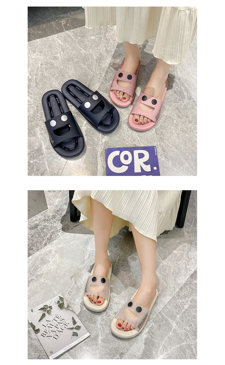 Couples Bathroom Non-slip Hollowed Out Bath Slippers for Men Women EVA PVC Slides