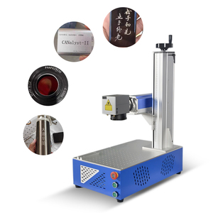 Hot Sale Fiber Laser Marking Machine with Air Cooling 20w 30w Stainless Steel Plate Color Engraving Machine - Product Image 1