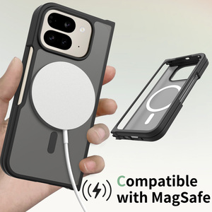 Pure Color Skin Touch Hard Pc Flexible Tpu Phone Case pour <span class=keywords><strong>Google</strong></span> <span class=keywords><strong>Pixel</strong></span> 9 Pro Fold Cover Matte Phone Case pour <span class=keywords><strong>Google</strong></span> 10 Pro Fold - Product Image 4