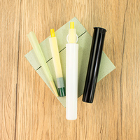 Tube à cigarettes simple OEM personnalisé avec filtre, paquet de 6 pré-roulés pour papiers dans une boîte en métal