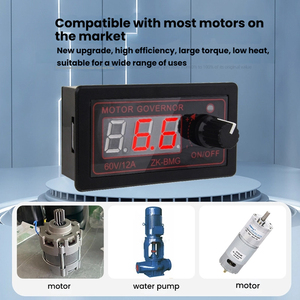 Controlador de velocidad del <span class=keywords><strong>Motor</strong></span> de CC <span class=keywords><strong>PWM</strong></span> de alta potencia 500W 9-60V 12A oscurecimiento del codificador para ventiladores componentes electrónicos de motores industriales - Product Image 5