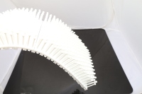 Tapis de sol antidérapant XueHui blanc 80*20cm en PE pour piste de ski artificielle, idéal pour stations balnéaires, hôtels et centres commerciaux