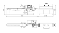 Machine d'emballage thermorétractable entièrement automatique pour stylos marqueurs